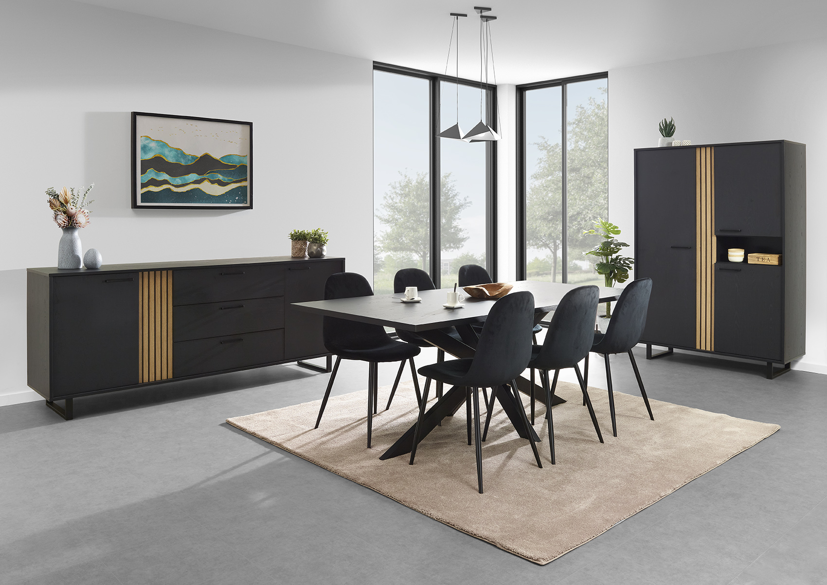 FARO structuur zwart 1